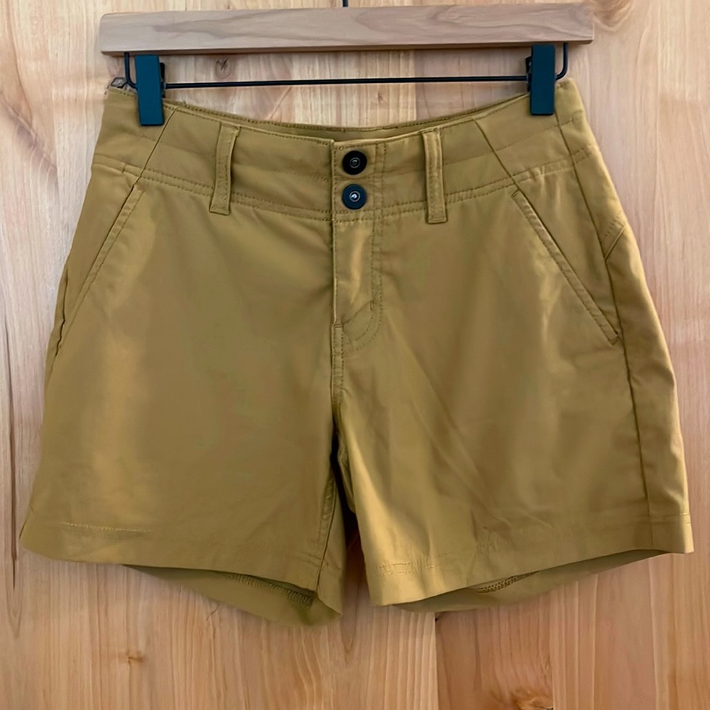 Prana Women's Alana Hiking Shorts, Embark Brown, Size 2